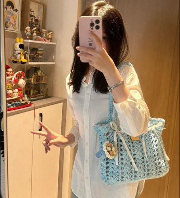 cách phối túi handmade phong cách đơn giản